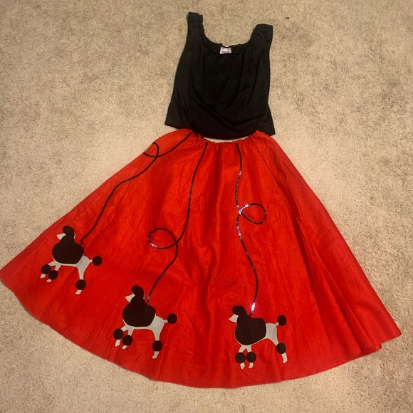 Adult 1950s Poodle Skirt By ✨Grease✨ - Picture 1 of 3